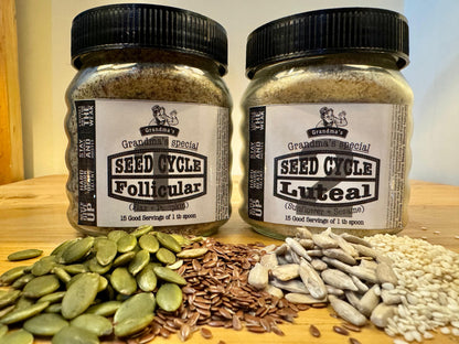 Grandmas Seed Cycling Combo (Jar1 & Jar2)