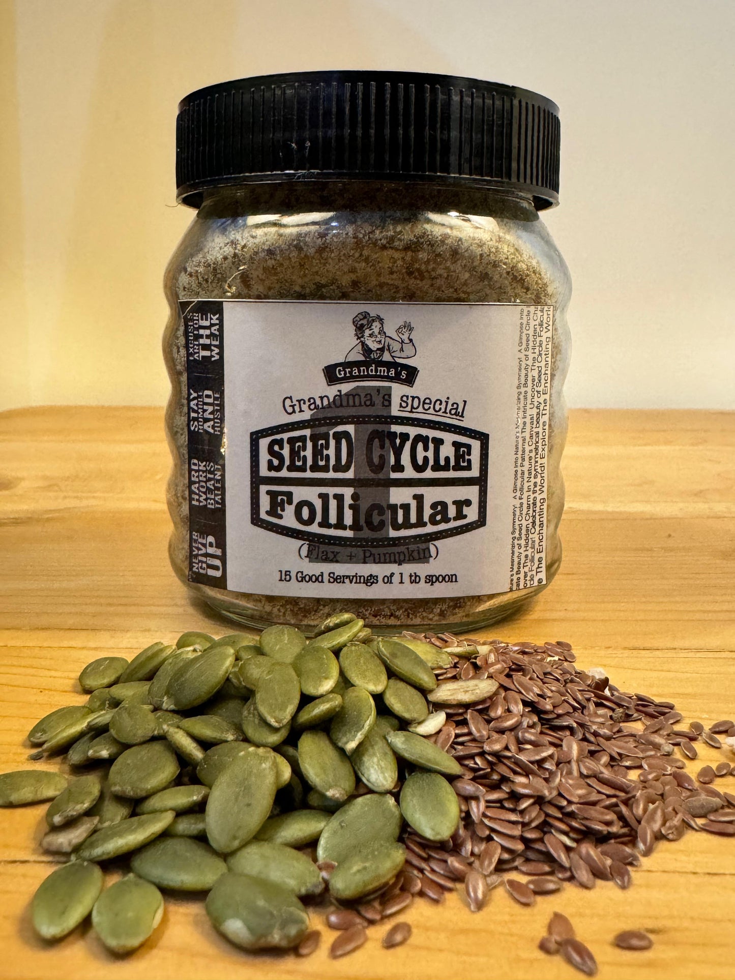 Grandmas Seed Cycling Combo (Jar1 & Jar2)